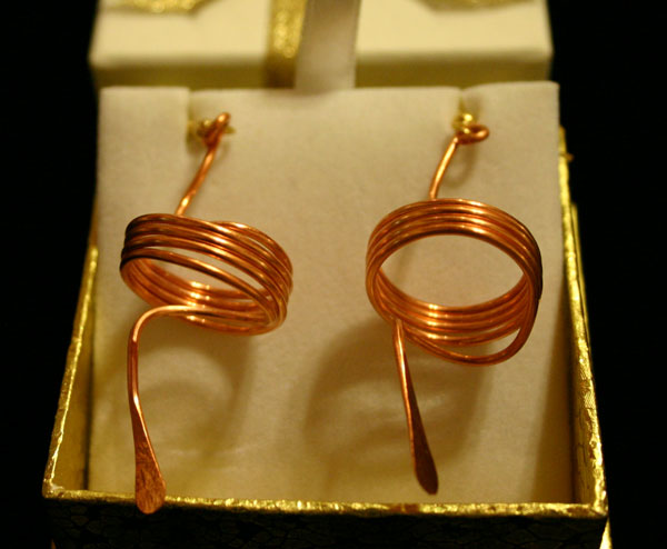 Ancient Style Earrings by E.J. Gold