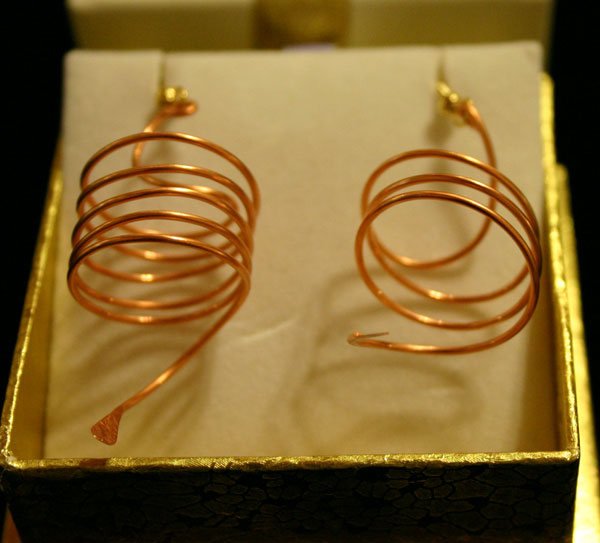 Ancient Style Earrings by E.J. Gold