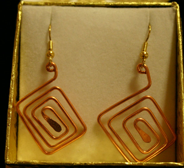 Ancient Style Earrings by E.J. Gold