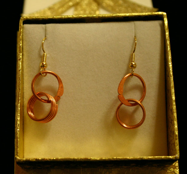 Ancient Style Earrings by E.J. Gold
