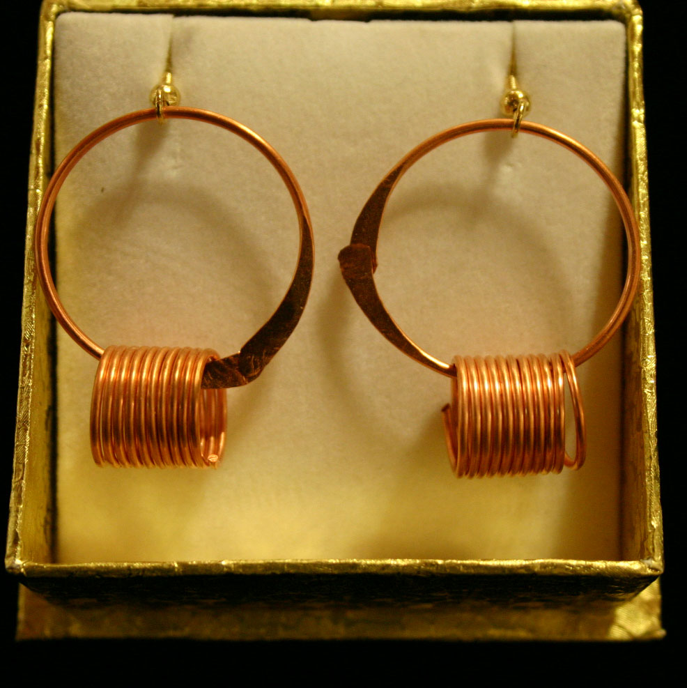 Ancient Style Earrings by E.J. Gold